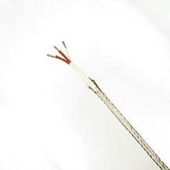 کابل رابط دما بالا شیلد فایبرگلاس فایبرگلاس سه سیم مقطع 0.20×3 افشان وارداتی